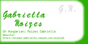 gabriella moizes business card